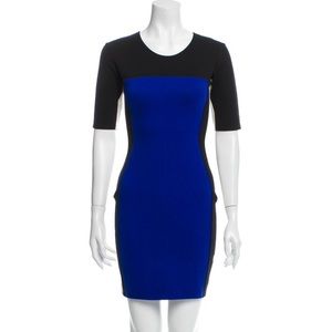 Michelle Mason color block dress EUC